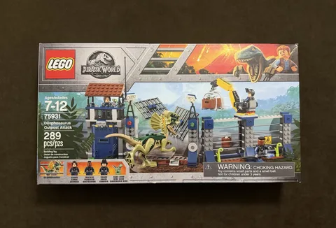 LEGO Jurassic World Dilophosaurus Outpost Attack 75931 Park Retired NEW