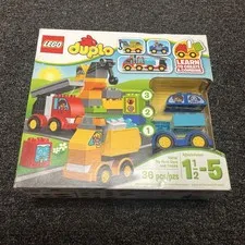 LEGO DUPLO My First Cars and Trucks 10816 RETIRED SET 36 PCs New In Box, Sealed