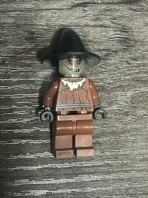 LEGO Scarecrow 7785 7786 Glow in The Dark Head Arkham Asylum Minifigure RARE