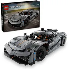 LEGO Technic Koenigsegg Jesko Absolut Grey Hypercar, Sports Car Building Toy Set