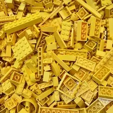 LEGO Yellow Pieces Lot - 5.6 oz - Free Shipping