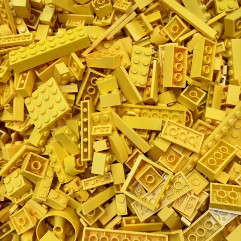 LEGO Yellow Pieces Lot - 5.6 oz - Free Shipping