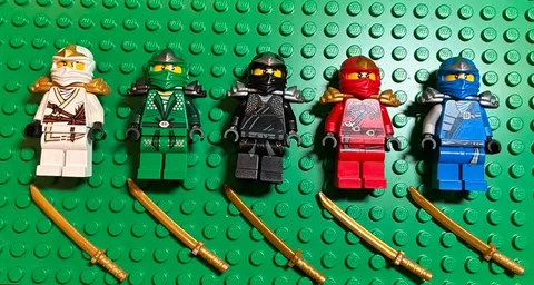 Lego Ninjago ZX Minifigure Lot 2012 RARE RIse of Snakes Lloyd Kai Jay Zane Cole