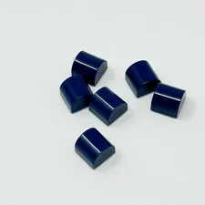 49307 LEGO Parts Brick Modified 1x1x2/3 No Studs Curved Top (Earth) DARK BLUE (6