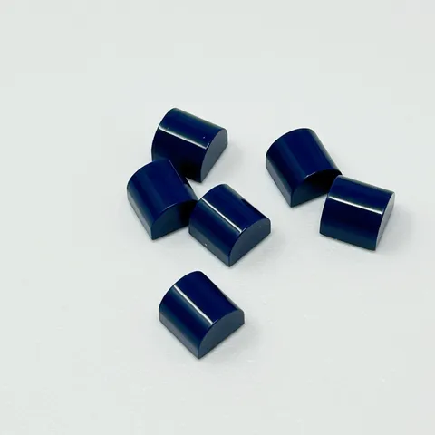49307 LEGO Parts Brick Modified 1x1x2/3 No Studs Curved Top (Earth) DARK BLUE (6