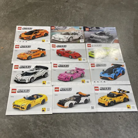 LEGO Speed Champions Racers Car Instructions Manual Only Lot 