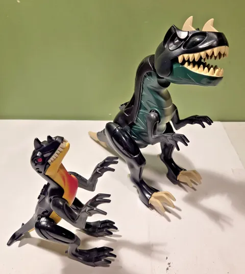 Rare Lot LEGO Dino Raptor T-Rex Lot Mixed 7335 & Mini Raptor 2255 Lot FS XCON