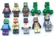 LEGO LOT OF 12 MINECRAFT MINIFIGURES