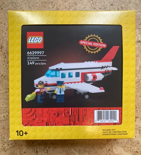 Lego Set 6629997 Airplane GWP Brand New In Box