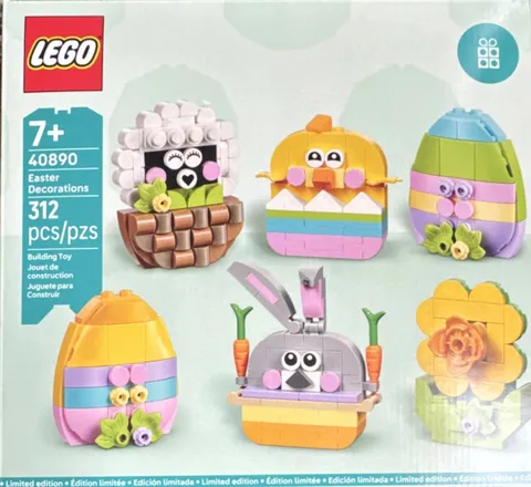 LEGO Easter Decorations 40890 312 Pieces Sealed Parts Complete Set
