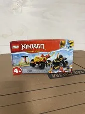 LEGO® Ninjago Kai and Ras’s Car and Bike Battle 71789 NEW RETIRED