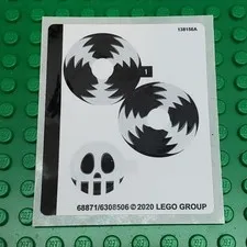LEGO Sticker Sheet for Set 75549 Unstoppable Bike Chase New Authentic Decals