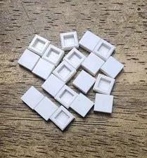LEGO White 1 X 1 Tile. QTY 20 Part No. 3070