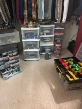 Lego Lot. Roughly sorted by color and size. Composed of about 60lbs of pieces