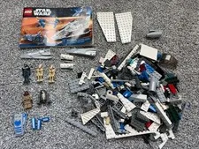 LEGO Star Wars 7868 Mace Windu's Jedi Starfighter Rare W Minifigures & Manual