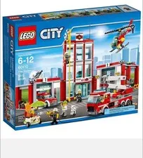LEGO 60110 City FIRE STATION 919 Pcs 2016 New And Sealed Retired MISB