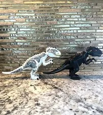 Jurassic World Indominus Rex and Indoraptor Custom Lego Lot of 2! 75919 🔥