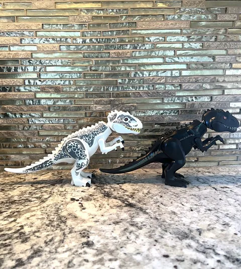 Jurassic World Indominus Rex and Indoraptor Custom Lego Lot of 2! 75919 🔥