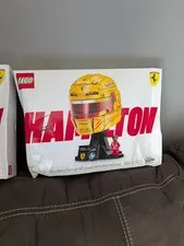 LEGO Editions Scuderia Ferrari HP Lewis Hamilton Helmet Building Set, 884