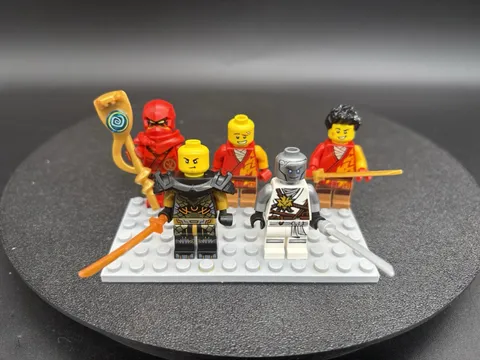 Assorted Ninjago Minifigure Lot Of 5