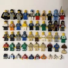 LEGO Minifigures Lot 30+ Star Wars, Knights Castle, Harry Potter, Rock Raiders