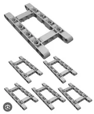 LEGO Technic 6 pcs CHASSIS FRAME LIFTARM Beam Studless 5x11 "H" Shape Part