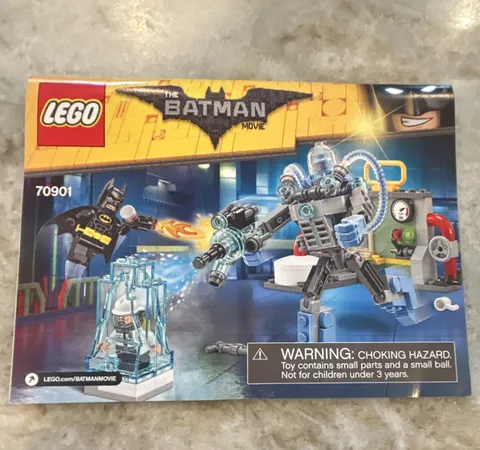 LEGO Batman Movie 70901 Mr. Freeze Ice Attack Instruction Manual Booklet 2017