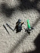 Lego Ninjago Ghost Cole Skybound Mini Figure From Set 70604. Very Good Condition