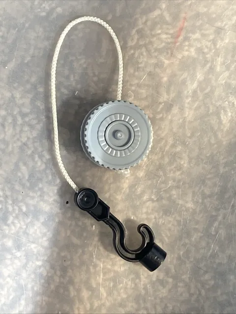 Lego Duplo Winch String & Hook Black/Grey