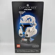 LEGO 75349 Star Wars Helmet Collection Captain Rex Open Box COMPLETE Sold Out