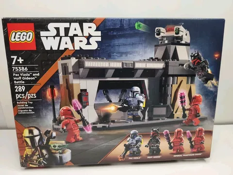 LEGO Star Wars: Paz Vizsla and Moff Gideon Battle Mandalorian 75386 New Sealed