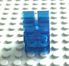 LEGO 1 Trans-Dark Blue Technic, Modular Connector, Part 32137, Sets 9747 3804  &