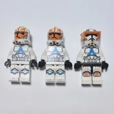 Lego Clone Trooper 75359 Helmet Togruta Markings Star Wars Minifigures* Lot Of 3