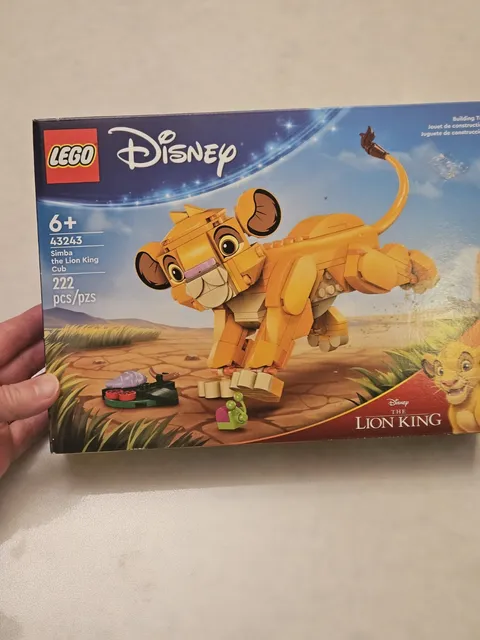 Lego Disney Simba The Lion King Cub 43243 Building Toy 222 Pieces New Sealed