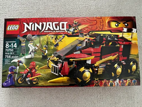 LEGO NINJAGO Masters of Spinjitzu Ninja DB X 70750 756 pcs Age 8-14 Box