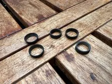 LEGO Train 5x Rubber for Wheels Engine 12v / Set 7824 7815 7816 7817 7824