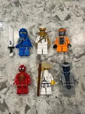 LEGO NINJAGO Minifigure Lot 6 Snakes Sensei Jay Rattla Carnage Zane Skeleton