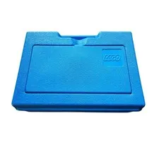 Vintage 1983 LEGO Blue Plastic Storage Carrying Case Organizer Box Made in USA