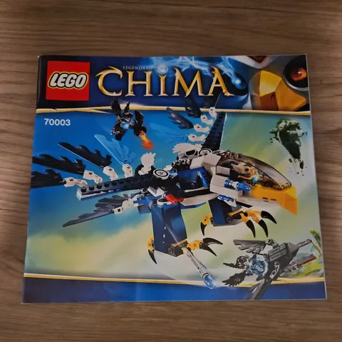 Lego Instruction Manual ONLY for Chima Eris' Eagle Interceptor Set 70003