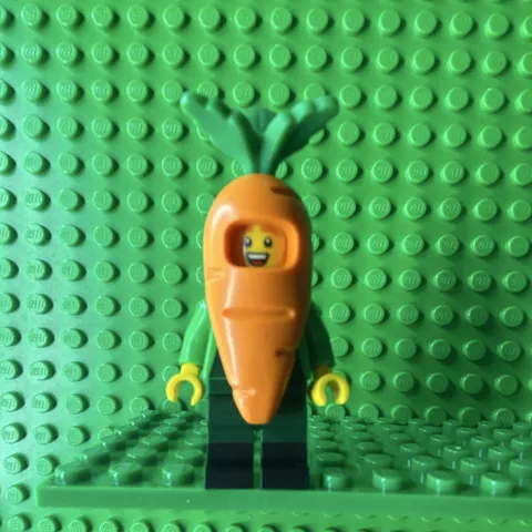 LEGO Carrot Mascot Guy Man Collectible Minifigure Series 24 CMF 71037 Figure