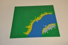 LEGO River Base Plate 32x32 Green Blue