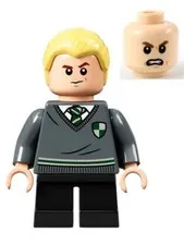 LEGO® Minifigure Harry Potter hp267 Draco Malfoy Slytherin Sweater w/Crest Black