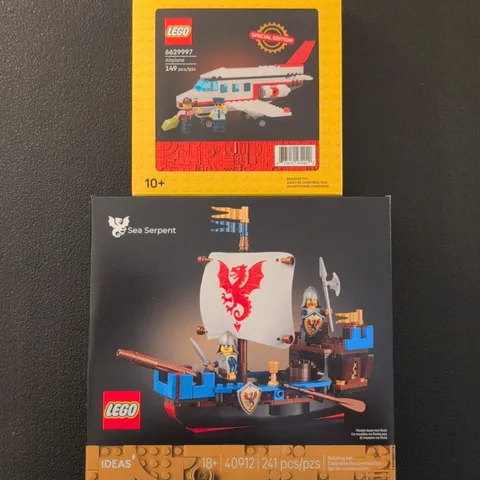 LEGO Ideas 40912 Sea Serpent + 5010053 Airplane GWP NEW SEALED