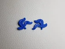 2x Blue Plume Minifigure for Castle Lego - Knights Plumes - for Lego