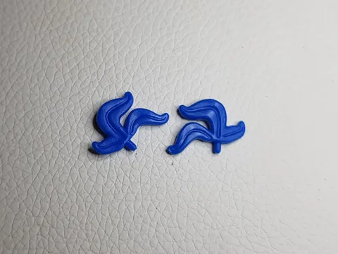 2x Blue Plume Minifigure for Castle Lego - Knights Plumes - for Lego