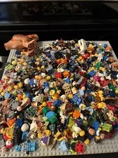 LEGO Bulk Lot BUILD YOUR OWN Minifigures Parts Pieces FREE figs in desc