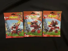 LEGO MIXELS: Meltus Flamzer Burnard (41530-2), Factory Sealed, Full Set