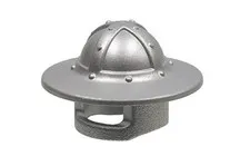 Lego Minifigure, Headgear Helmet Castle 30273 Flat Silver NEW New