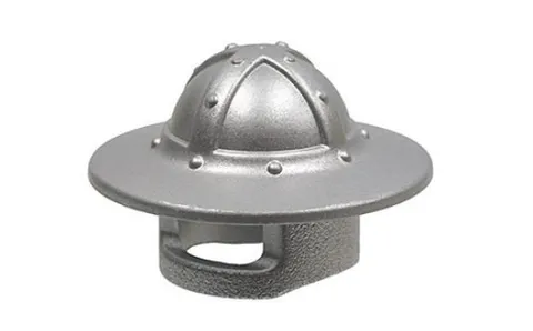 Lego Minifigure, Headgear Helmet Castle 30273 Flat Silver NEW New
