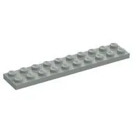 LEGO Part 3832 - Light Gray Plate 2 x 10